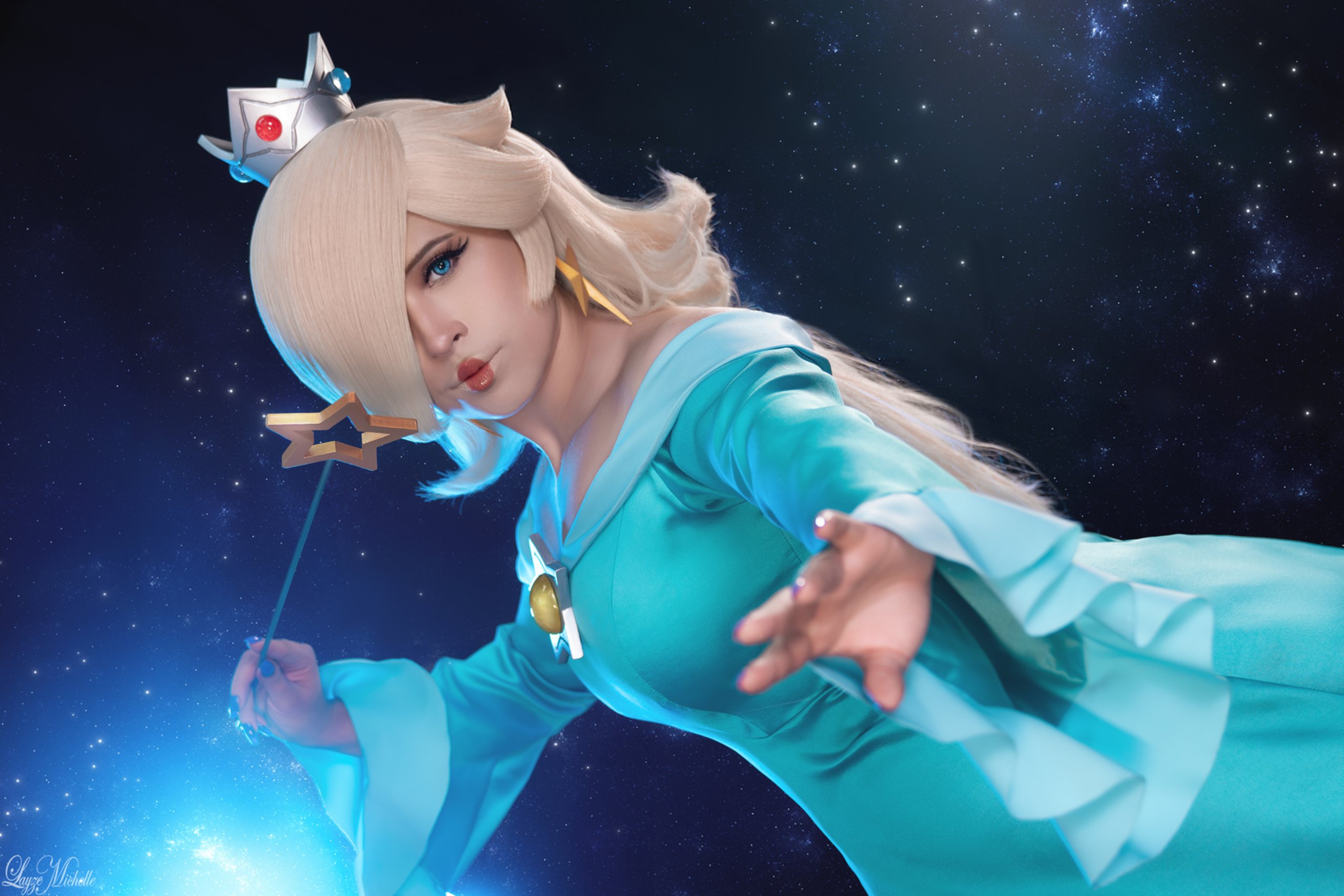  Rosalina Super Mario Galaxy Cosplay 